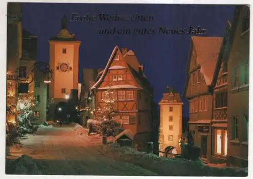 [Ansichtskarte] GERMANY  - Rothenburg ob der Tauber - Plönlein. 