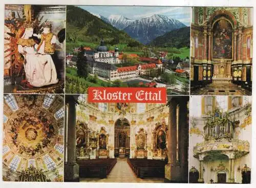 [Ansichtskarte] GERMANY  - Kloster Ettal. 