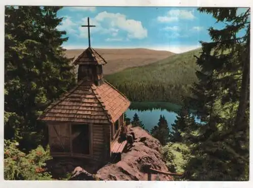 [Ansichtskarte] GERMANY  - Rachelkapelle - Blick auf Rachelsee / Bayer. Wald. 