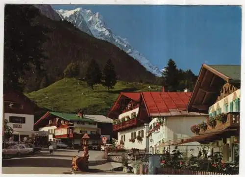 [Ansichtskarte] GERMANY  - Zugspitzdorf Grainau gegen Zugspitze. 