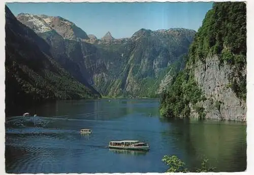 [Ansichtskarte] GERMANY  - Königssee vom Malerwinkel mit Steinernem Meer. 