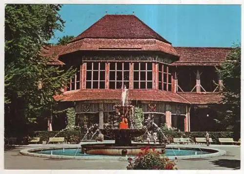 [Ansichtskarte] GERMANY  - Bad Reichenhall - Gradierwerk mit Brunnen. 