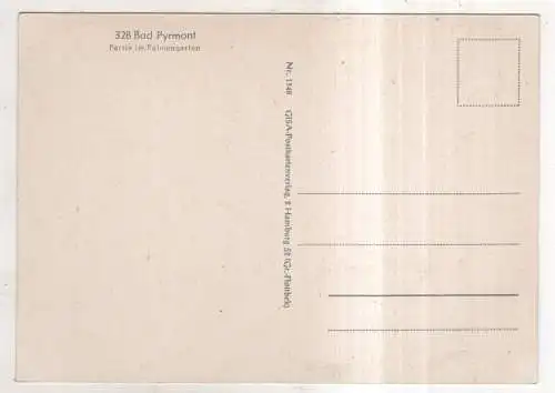 [Ansichtskarte] GERMANY  - Bad Pyrmont - Partie im Palmengarten. 