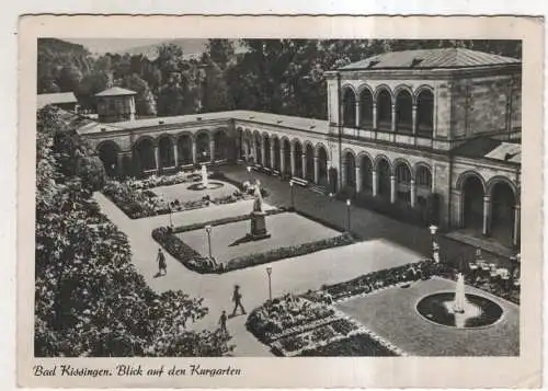 [Ansichtskarte] GERMANY  - Bad Kissingen - Blick auf den Kurgarten. 