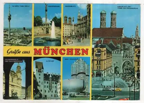 [Ansichtskarte] GERMANY  - Grüße aus München. 