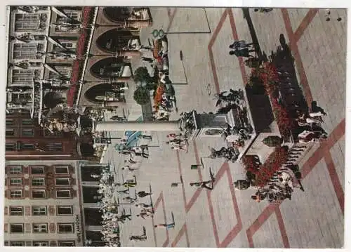 [Ansichtskarte] GERMANY  - München - Marienplatz mit Mariensäule. 