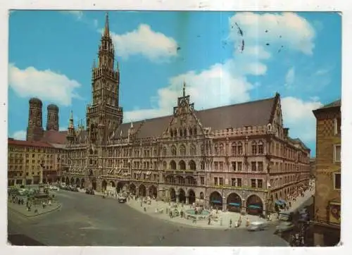 [Ansichtskarte] GERMANY  - München - Frauenkirche und Rathaus. 