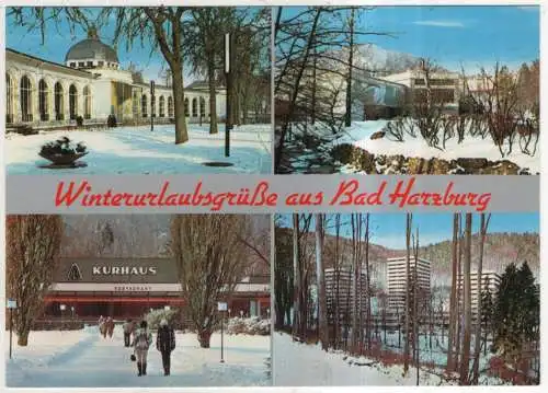 [Ansichtskarte] GERMANY  - Winterurlaubsgrüße aus Bad Harzburg. 