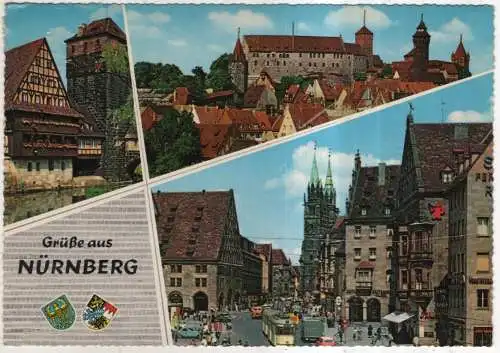 [Ansichtskarte] GERMANY - Grüße aus Nürnberg. 