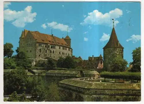 [Ansichtskarte] GERMANY - Nürnberg - Kaiserburg von Westen. 