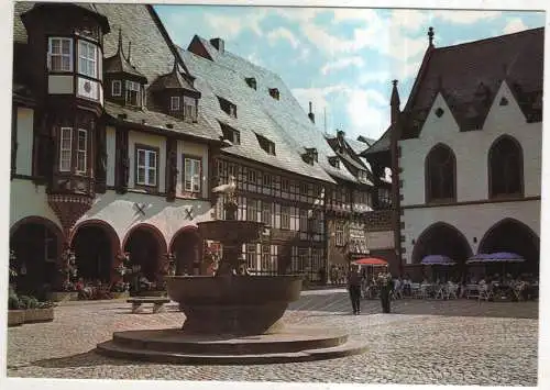 [Ansichtskarte] GERMANY - Goslar / Harz - Der Marktplatz mit Hotel Kaiserworth. 