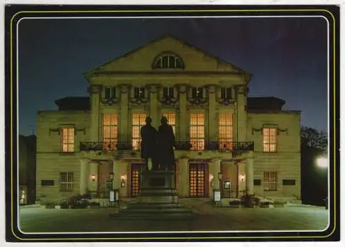 [Ansichtskarte] GERMANY - Weimar - Deutsches Nationaltheater. 