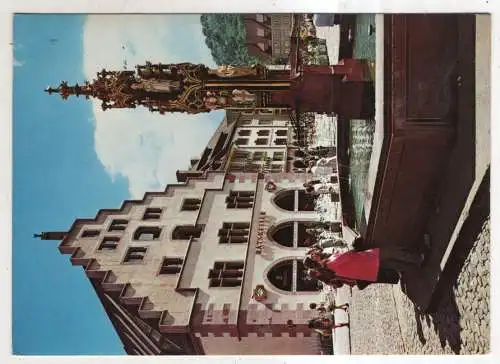 [Ansichtskarte] GERMANY - Freiburg im Breisgau - Münsterplatz - Kornhaus mit Fischbrunnen. 