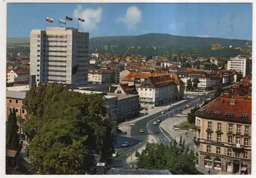 [Ansichtskarte] GERMANY - Bayreuth - Neues Rathaus und Luitpoldplatz. 