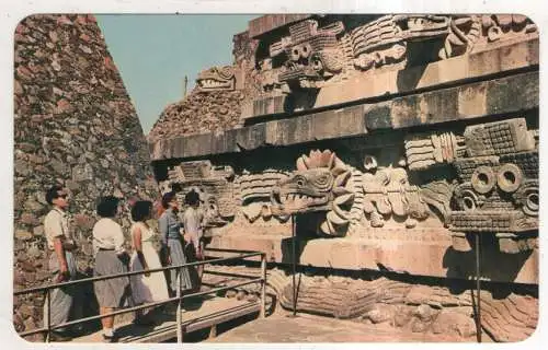 [Ansichtskarte] MEXICO - San Juan - Teotihuacán  - Templo de Quetzalcoatl. 