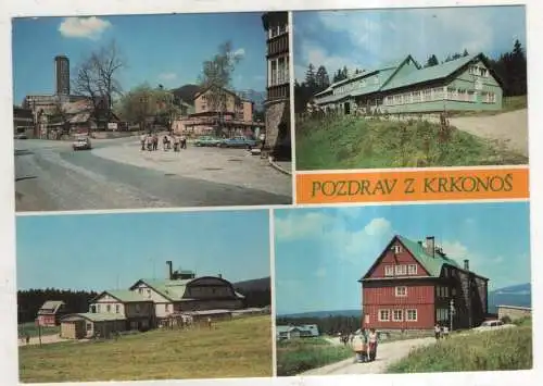 [Ansichtskarte] CZECH REPUBLIC - Krkonose - Pozdrav z Krkonos. 