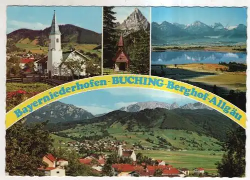 [Ansichtskarte] GERMANY - Bayerniederhofen - Buching - Berghof - Allgäu. 