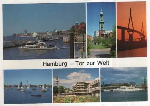 [Ansichtskarte] GERMANY - Hamburg - Das Tor zur Welt. 