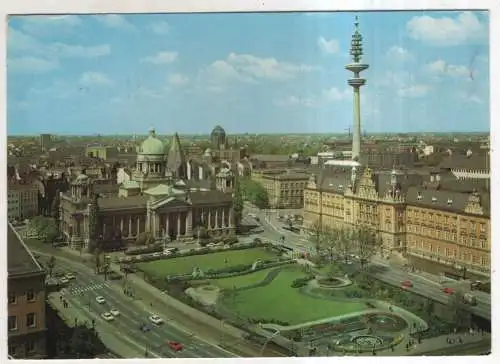 [Ansichtskarte] GERMANY - Hamburg - Karl-Muck-Platz u. Heinr. Hertz Turm. 