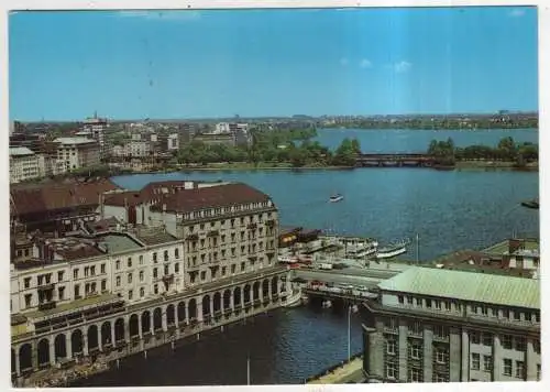 [Ansichtskarte] GERMANY - Hamburg - Die drei Alsterbecken. 