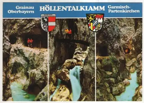 [Ansichtskarte] GERMANY - Grainau / Garmisch-Partenkirchen - Höllentalklamm. 