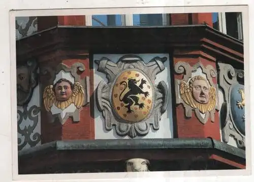 [Ansichtskarte] GERMANY - Coburg - Detail Stadthaus - Erker. 