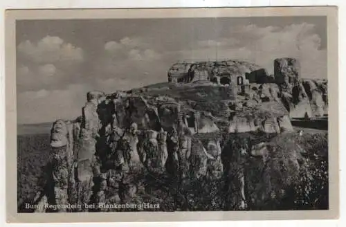 [Ansichtskarte] GERMANY - Burg Regenstein bei Blankenburg / Harz. 