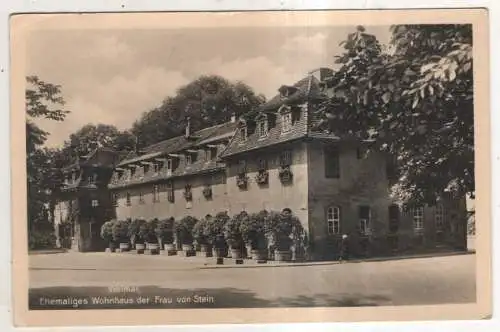 [Ansichtskarte] GERMANY - Weimar - Ehemaliges Wohnhaus der Frau von Stein. 