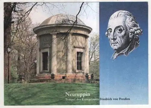 [Ansichtskarte] GERMANY - Neuruppin - Tempel des Kronprinzen Friedrich von Preußen. 