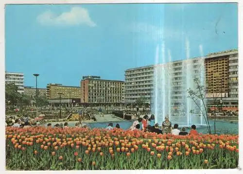 [Ansichtskarte] GERMANY - Chemnitz - Karl-Marx-Stadt - Blick vom Karl-Marx-Platz zur Straße der Nationen. 