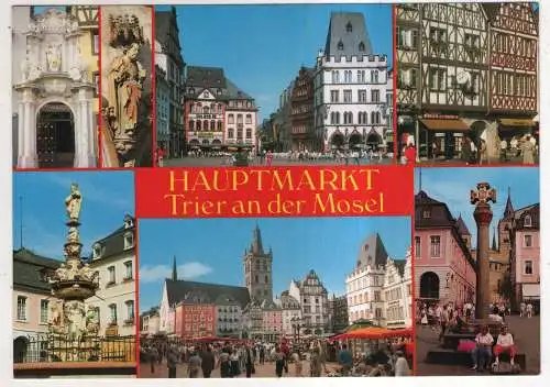 [Ansichtskarte] GERMANY - Trier an der Mosel - Hauptmarkt. 