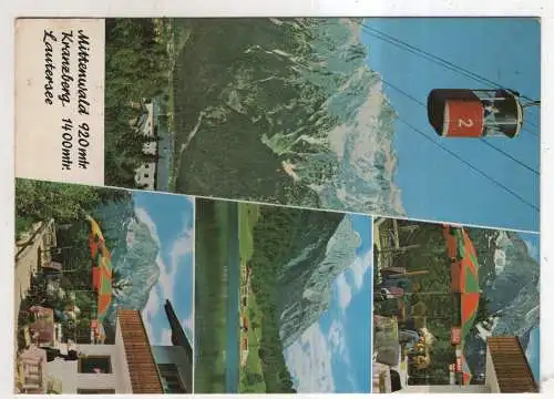 [Ansichtskarte] GERMANY - Mittenwald - Kranzberg - Lautersee. 