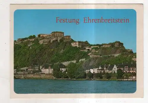 [Ansichtskarte] GERMANY - Koblenz am Rhein - Festung Ehrenbreitstein. 