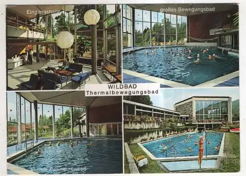 [Ansichtskarte] GERMANY - Wildbad im Schwarzwald - Thermalbewegungsbad. 