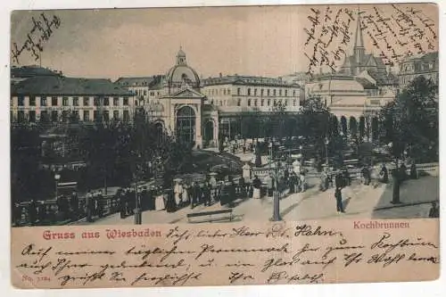 [Ansichtskarte] GERMANY - Wiesbaden - Kochbrunnen. 