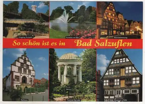 [Ansichtskarte] GERMANY - Bad Salzuflen. 