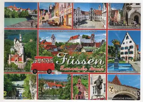 [Ansichtskarte] GERMANY - Füssen - Romantische Straße. 