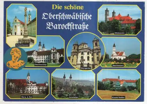 [Ansichtskarte] GERMANY - Oberschwäbische Barockstraße. 