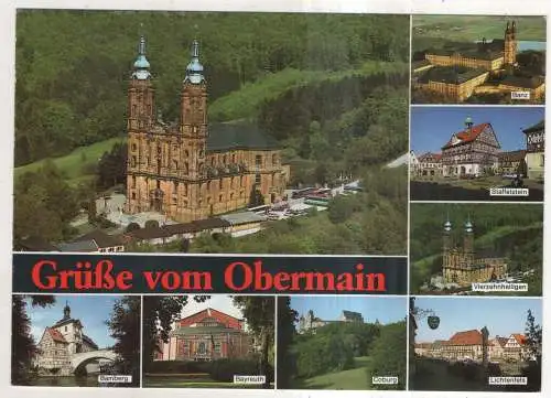 [Ansichtskarte] GERMANY - Grüße vom Obermain. 