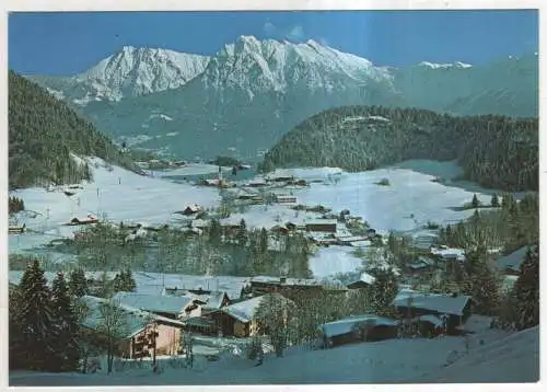[Ansichtskarte] GERMANY - Tiefenbach-Oberstdorf / Oberallgäu - Blick auf Entschenkopf, Rubihorn und Nebelhorn. 