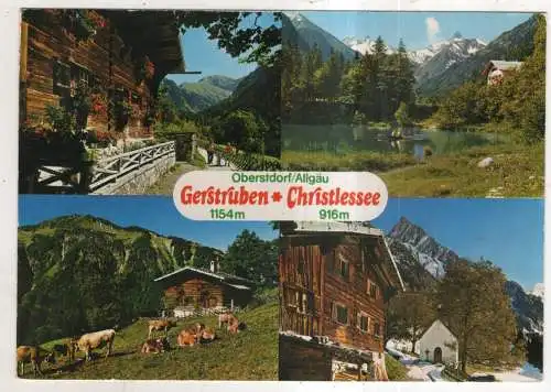 [Ansichtskarte] GERMANY - Oberstdorf - Gerstruben - Christlesee. 