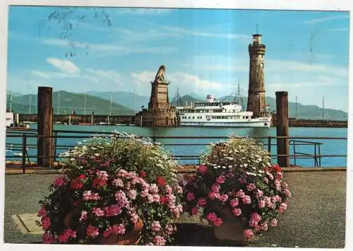 [Ansichtskarte] GERMANY - Lindau im Bodensee - Hafeneinfahrt. 