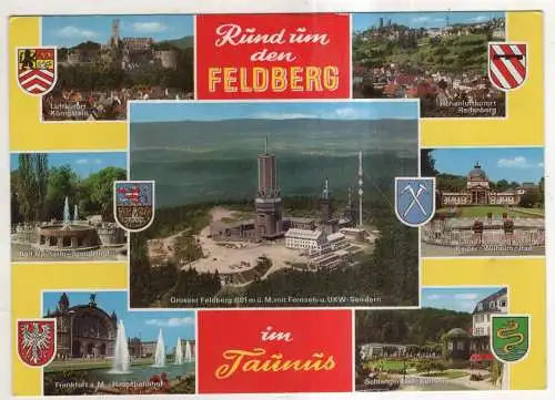 [Ansichtskarte] GERMANY - Rund um den Feldberg im Taunus. 