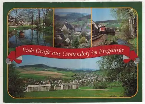 [Ansichtskarte] Crottendorf im Erzgebirge. 