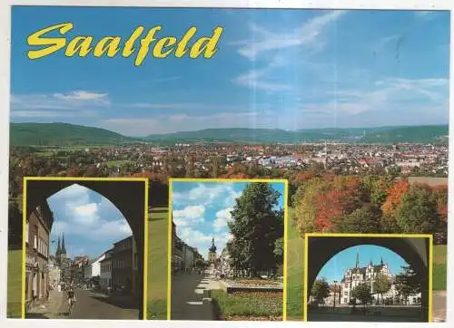 [Ansichtskarte] Saalfeld. 