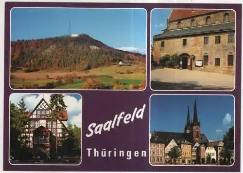 [Ansichtskarte] Saalfeld. 