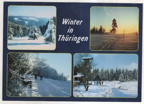 [Ansichtskarte] Winter in Thüringen. 