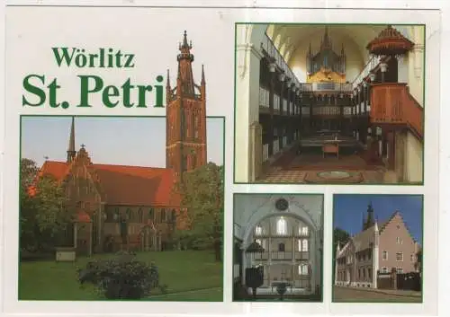 [Ansichtskarte] Wörlitz - St. Petri. 