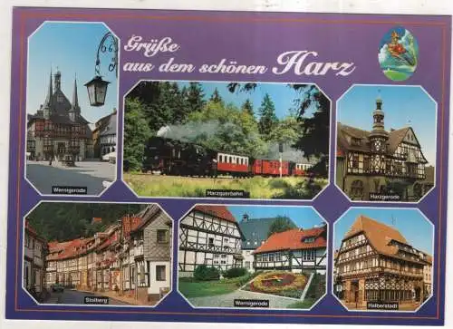 [Ansichtskarte] Grüße aus dem schönen Harz. 