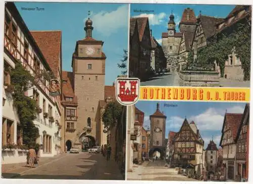 [Ansichtskarte] Rothenburg o. d. Tauber. 